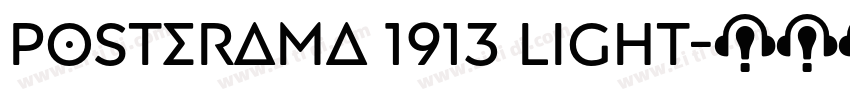 Posterama 1913 Light字体转换